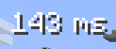 The ping module rendered in game, reading 18 ms